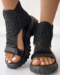 Susanne | Damen Sommersandalen – Schwarz