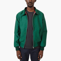 Rippbündchen Harrington Jacke für Herren – Grün