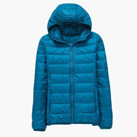 Noor | Winterjacke mit Daunen – Hellblau
