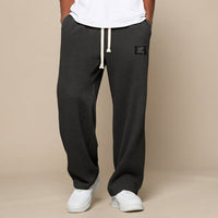 Thomas - Bequeme Locker-Sitzende Hose – Schwarz