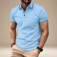 Javier - Lässiges Poloshirt – Blau
