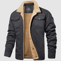 Jörg | Moderne Bomberjacke – Grau