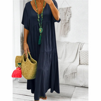 Bauchbedeckendes Kleid Noemi – Marine