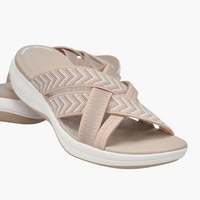 Leichte Slip-On Sandalen für Damen - Bequem & Atmungsaktiv – Beige
