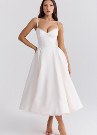 Estelle - Das Mademoiselle Kleid – Weiß