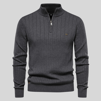 Finezo | Strickpullover – Dunkelgrau