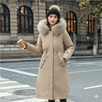 Frostra™ - Damen Winterjacke mit Kapuze und Weichem Kragen – Khaki
