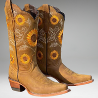 Luna – Stiefel im Bohème-Stil – Khaki