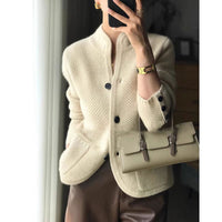 Eytora | Warme Strickjacke für Frauen – Perfekte Wärme und Stil – Weiß