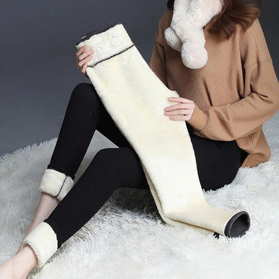 Yieseth | Erhöhte Komfort-Leggings aus dickem Samt