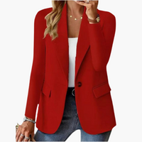 Klassischer Blazer - Damenmode für Büro und City-Looks – Rot