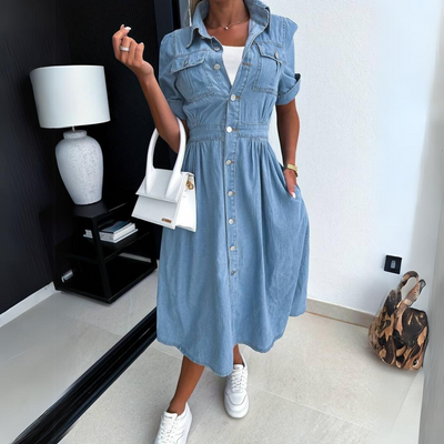 Melissa - Trendiges Damen Jeanskleid