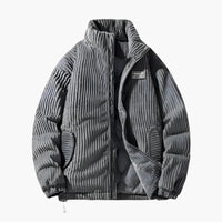 Mario | Stylische Cordjacke – Grau