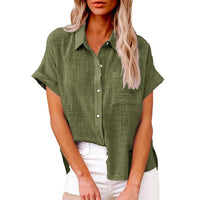 Evie - Anspruchsvolle Bluse – Grün
