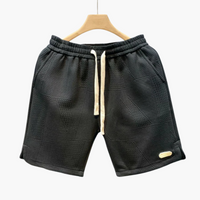 Sommershorts mit Kordelzug für Herren – bequem & lässig – Schwarz