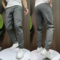 Leon | Premium Herren Cargo-Stretchhose – Dunkelgrau