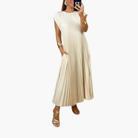 Marlene | Zeitloses und komfortables Kleid – Beige