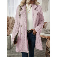 Carey – Strickmantel für Frauen – Rosa