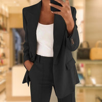 LILITH - BLAZER UND HOSEN-SET – Schwarz