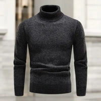 Rikiel - Rollkragenpullover für mühelose Eleganz – Schwarz