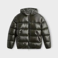 Vincent - Wasserfeste Pufferjacke aus 100% Daunen – Grün