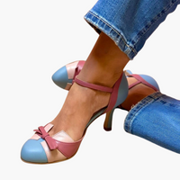 High-Heel Sandalen - Elegant für Damen mit Knöchelriemen – Hellblau