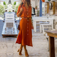 Dahlia | Stilvolles Sommerkleid für Damen – Orange