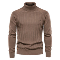 Frank™ | Männlicher, gemütlicher, stilvoller Pullover – Braun