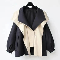 INKA - WASSERDICHTE JACKE MIT KAPUZE – Schwarz