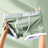 HELLO - Boxershorts (2+1 Gratis) – Grün