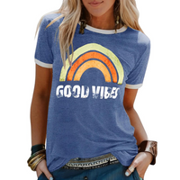 Blisse - Gute Laune Shirt – Blau