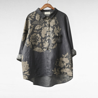 Yarelda - Luftige Bluse – Grau