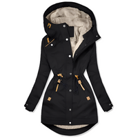 Lavena - Stylische und bequeme Kapuzenjacke – Schwarz