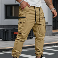Mika | Cargo Stretch Jogger Hose – Khaki