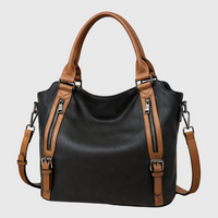 Estella | Die Tasche, die Sie jeden Tag erreichen – Schwarz mit Braun