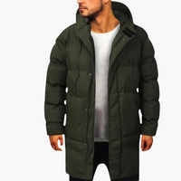 Julian | Parka-Jacke für Herren – Dunkelgrün