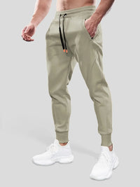 HEINRICH - JOGGINGHOSE MIT SCHMALER PASSFORM – Hellgrün