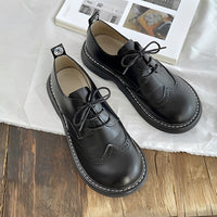 Vanessa - Klassische Oxford-Schuhe für Damen – Schwarz