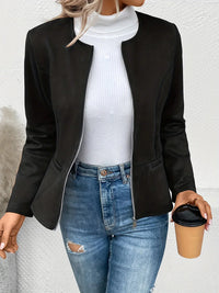 EDELMIRA - JACKE MIT REISSVERSCHLUSS – Schwarz