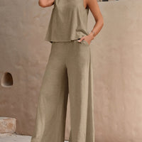 Angela™ | Bequemes zweiteiliges Set – Khaki