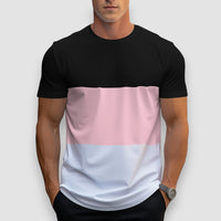 Enzo | Blocked T-Shirt – Rosa