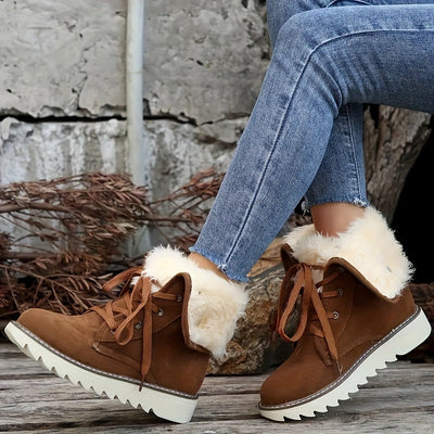 Reisellae | Damen Einfarbige Kurzstiefel