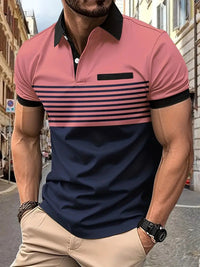 Stylisches Herrenpolo für alle Anlässe – Rosa