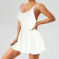 Solina - Leicht tailliertes Sommerkleid – Weiß