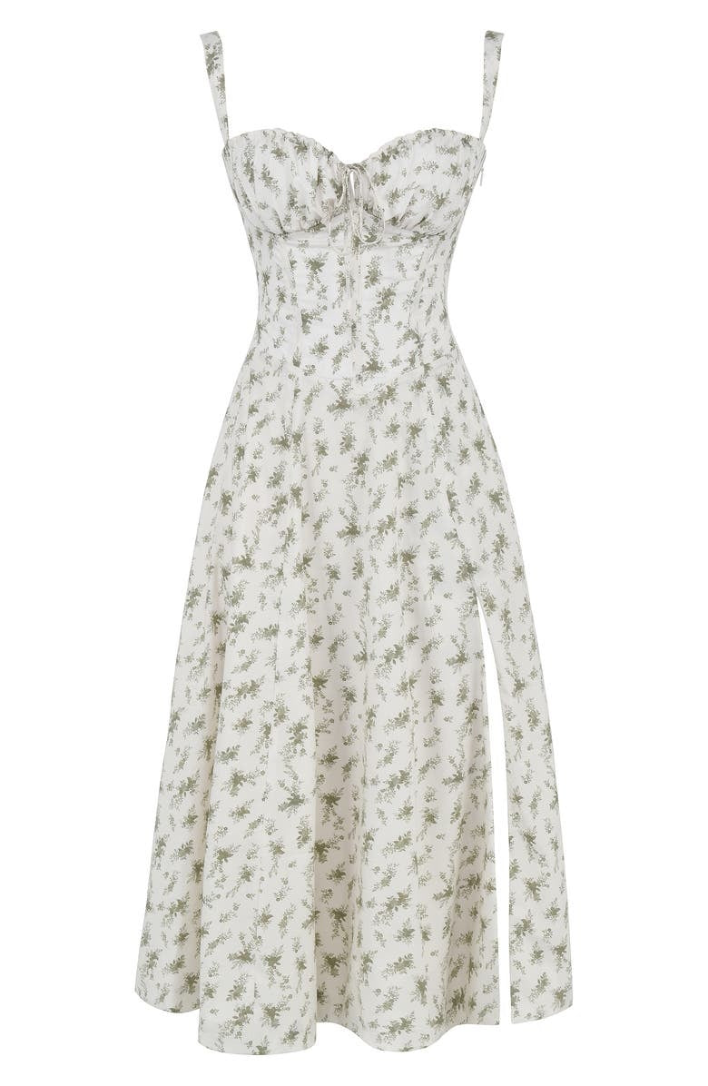 Amara - Florales Midi-Kleid