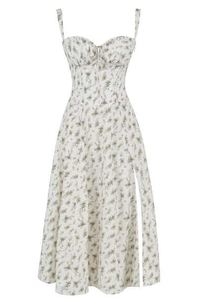 Amara - Florales Midi-Kleid