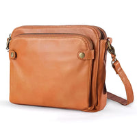 Celia | Zeitlose Eleganz – Braun/Orange