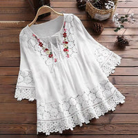 Lindy | Stylisches Sommertop – Weiß