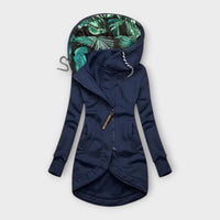 Noriel – Elegante Jacke mit Kapuze – Blau