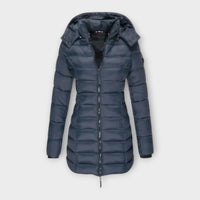 Bernadith - Gefütterter Wintermantel – Blau